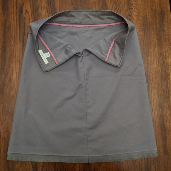 Banana Republic Gray Skirt with sheer trim - Picture 3 of 7